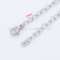 3.6mm 20" popular fashion best friend necklace chains for glass floating charms heart locket